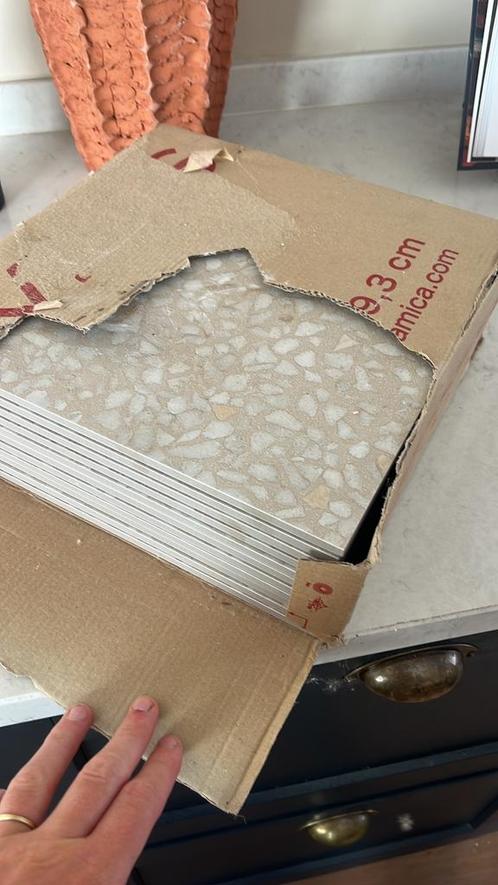 Nog 1 nieuwe doos te koop, Doe-het-zelf en Verbouw, Tegels, Nieuw, Wandtegels, Keramiek, Minder dan 20 cm, Minder dan 5 m², Ophalen of Verzenden