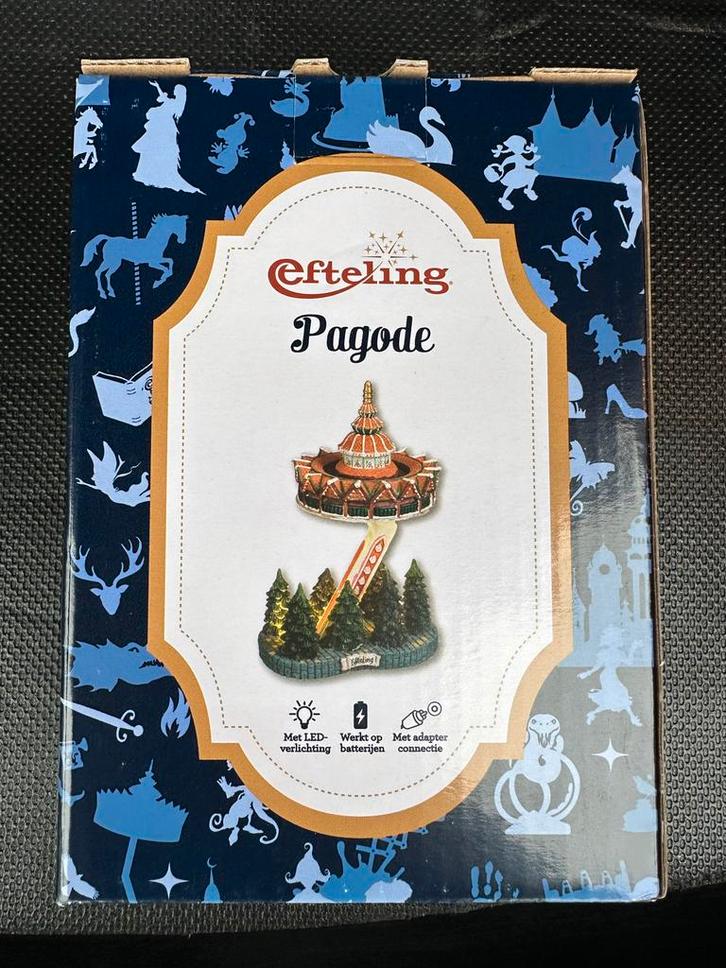 Efteling Pagode - Nieuw in doos!, Verzamelen, Efteling, Nieuw, Beeldje of Poppetje, Ophalen of Verzenden