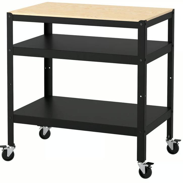 Te Koop, IKEA BROR roltafel 60333850, Huis en Inrichting, Kasten | Stellingkasten, Nieuw, Ophalen