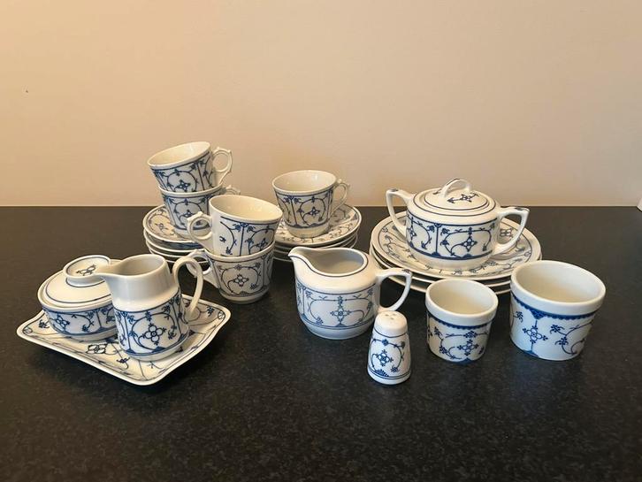 Jäger Blau Saks servies, Antiek en Kunst, Antiek | Servies compleet, Ophalen of Verzenden