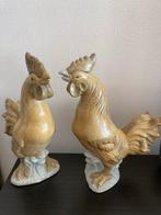 Terracotta Kippen Set - Geel/Bruin - 33cm, Ophalen of Verzenden