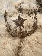 Oud kroontje sterren en glazen steentjes antieke hoofdtooi, Antiek en Kunst, Antiek | Kleding en Accessoires, Verzenden, Dames