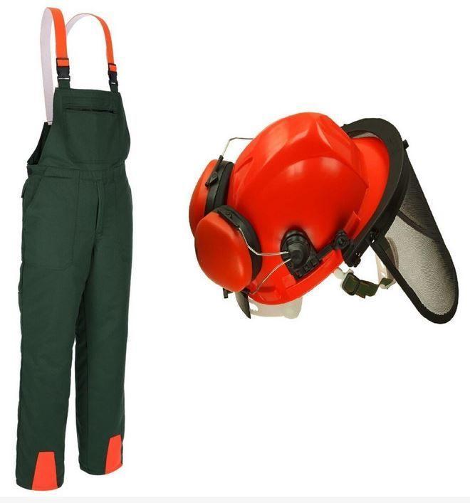 Zaagset 2-delig, zaagbroek + helm NIEUW- Gratis verzenden!!!, Tuin en Terras, Werkkleding, Nieuw, Overall, Verzenden