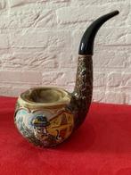 Vintage Likeurfles in de vorm van een pijp, Antiek en Kunst, Curiosa en Brocante, Ophalen of Verzenden