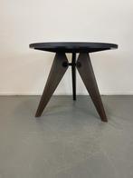 2x Vitra Jean Prouve tafel Gueridon Eiken Donker, Niet ingevuld, Niet ingevuld, Nieuw, Ophalen of Verzenden