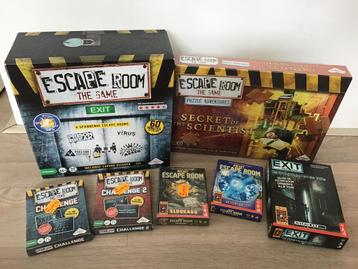 Pakket escape room spelletjes beschikbaar voor biedingen