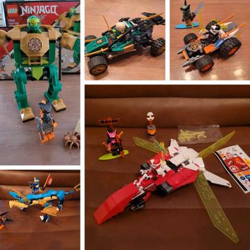 5x Lego Ninjago Sets - Compleet met Doos en Boekjes! beschikbaar voor biedingen