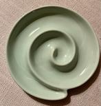 Galzone mintgroene schaal leuk voor olijven, Ophalen of Verzenden, Effen, Porselein, Schaal of Schalen