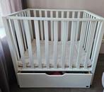 Witte box met opberglade en boxkleed, Kinderen en Baby's, Ophalen, Zo goed als nieuw, Boxkleed