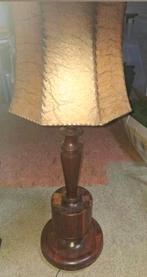 Massieve Houten Vloerlamp met Blaaskap, Ophalen