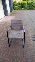 4 Eetkamer stoelen als set te koop voor €140,-, Huis en Inrichting, Stoelen, Metaal, Grijs, Industrieel, Vier