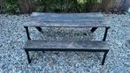 Picknick tafel en bank inklapbaar 147cm breed, Tuin en Terras, Tuinbanken, Ophalen, Gebruikt, Hout