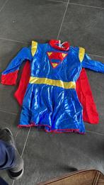 Superwoman carnaval pak super vrouw jurk 152 leuk pak, Kinderen en Baby's, Kinderkleding | Maat 152, Meisje, Zo goed als nieuw