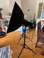 Studio Flash lampen set, Audio, Tv en Foto, Fotografie | Fotostudio en Toebehoren, Ophalen, Zo goed als nieuw, Complete fotostudio