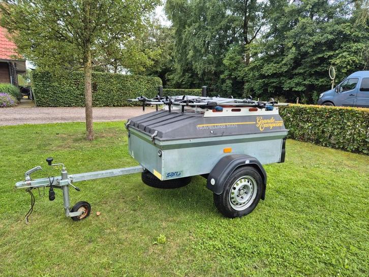 Bagagewagen Saris Grande Campioni met fietsendrager, Auto diversen, Aanhangers en Bagagewagens, Gebruikt, Ophalen