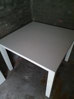 2 Witte bijzet (kantoor) tafels - 1x1 meter, 75cm hoog, Ophalen, Overige materialen, Vierkant, 75 cm of meer