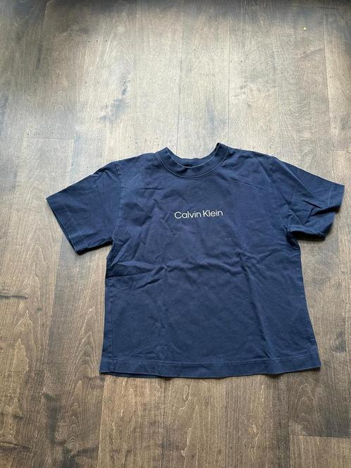 Calvin Klein shirt donkerblauw maat XS, Kleding | Dames, T-shirts, Zo goed als nieuw, Maat 34 (XS) of kleiner, Blauw, Korte mouw