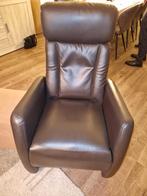 Leren fauteuil, Ophalen, Kunststof, Gebruikt, 75 tot 100 cm