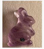 Fluoriet konijn bunny edelsteen in beschermend frame 5 x 5cm, Sieraden, Tassen en Uiterlijk, Nieuw, Ophalen of Verzenden