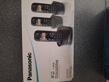Panasonic 3 telefoons met intercom'functie beschikbaar voor biedingen