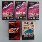 VHS - C cassettes Maxell/Fuji, Ophalen of Verzenden, Nieuw