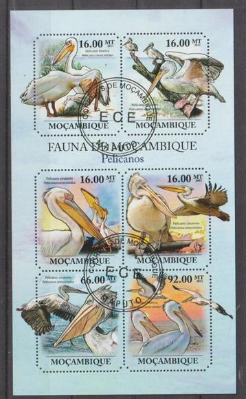 VOGELS= PELIKAAN = mooi bl v6st MOCAMBIQUE-5225-21 beschikbaar voor biedingen