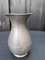 Vaasje tin 'made in Holland' hoog 15,5 cm, Antiek en Kunst, Antiek | Tin, Ophalen of Verzenden