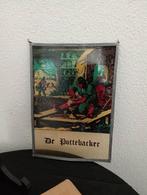 Vintage Glas-in-lood "De Pottebacker", Ophalen of Verzenden