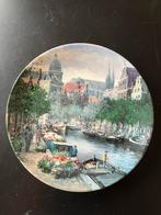 Bord Mosa de Amsterdamse bloemengracht, Antiek en Kunst, Ophalen of Verzenden