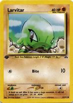 Pokémonkaart TCG, Larvitar, First Edition, 57/75, NL, Hobby en Vrije tijd, Verzamelkaartspellen | Pokémon, Ophalen of Verzenden