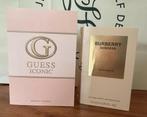 Guess Iconic, Burberry Goddess parfum tester proefje sample, Verzenden, Nieuw, Proef of Tester