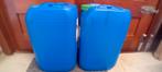 2 Jerrycans 25 Liter, Minder dan 75 liter, Ophalen of Verzenden, Gebruikt, Kunststof