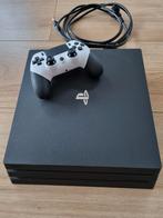Playstation 4 Pro 1TB  incl. Controller en 27 spellen, Ophalen of Verzenden, Zo goed als nieuw, Met 1 controller, Original