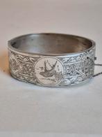 Antieke zilveren armband, Ophalen of Verzenden, Zilver, Zilver