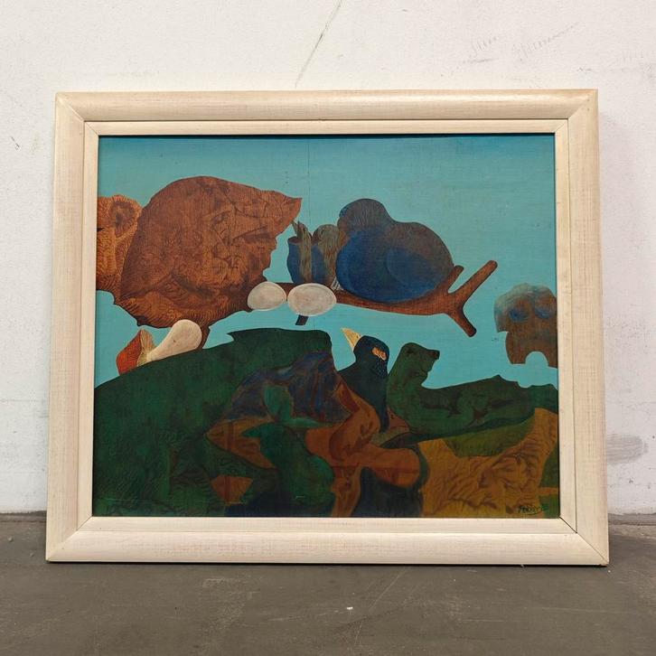 Jules Bekker (1968) Olieverf op Hout – Vroege Haagse school, Antiek en Kunst, Kunst | Schilderijen | Klassiek, Ophalen