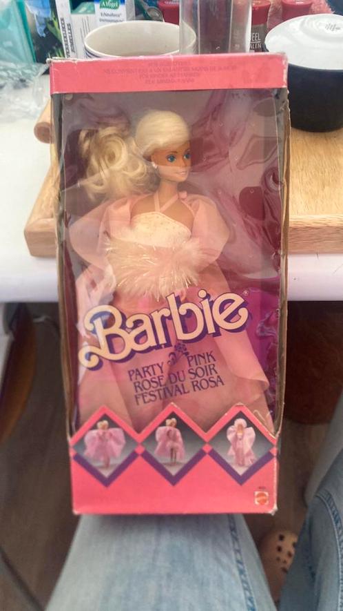 Barbie Party Pink Rose du Soir Festival Rosa 1987, Verzamelen, Poppen, Zo goed als nieuw, Pop, Ophalen of Verzenden