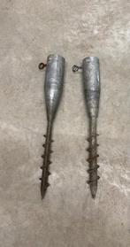 2 Grondspies/Parasolhouder van Redcliffs (Van Ø 25 - 55mm), Ophalen of Verzenden, Gebruikt, Minder dan 1 meter, Parasolvoet