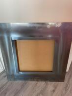 Groot rvs fotolijst (40x40 binnenmaat), Huis en Inrichting, Woonaccessoires | Lijsten, Ophalen, Zo goed als nieuw, Overige materialen