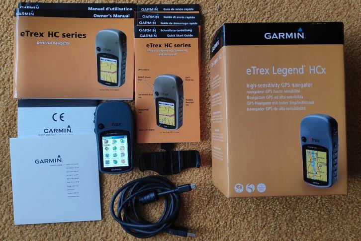 Garmin eTrex Legend HCx GPS Navigator, Sport en Fitness, Bergsport en Wandelen, Gebruikt, Navigatie of Gps, Ophalen