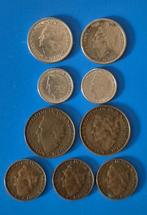 Wilhelmina 1948 munten 9x, Postzegels en Munten, Munten | Nederland, Ophalen, Koningin Wilhelmina, Overige waardes, Setje