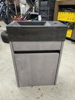 Nieuwe Fonteinonderkast met Natuursteen Wasbak / wc wasbak, Ophalen, Nieuw, Minder dan 100 cm, Wasbak of Wastafel