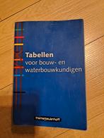 R. Blok - Tabellen voor bouw- en waterbouwkundigen, Boeken, Nederlands, Ophalen of Verzenden, Zo goed als nieuw, R. Blok