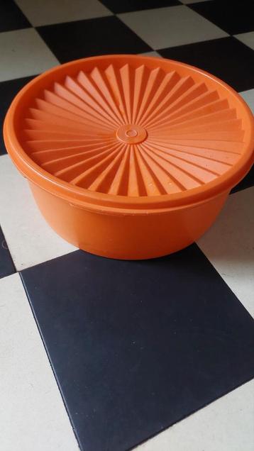 Tupperware Koektrommel - Oranje beschikbaar voor biedingen