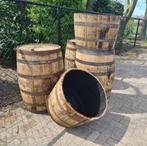ZATERDAG OPEN! Eiken whiskyvaten 190L - regenton, Tuin en Terras, Regentonnen, Met kraantje, 150 liter of meer, Ophalen of Verzenden