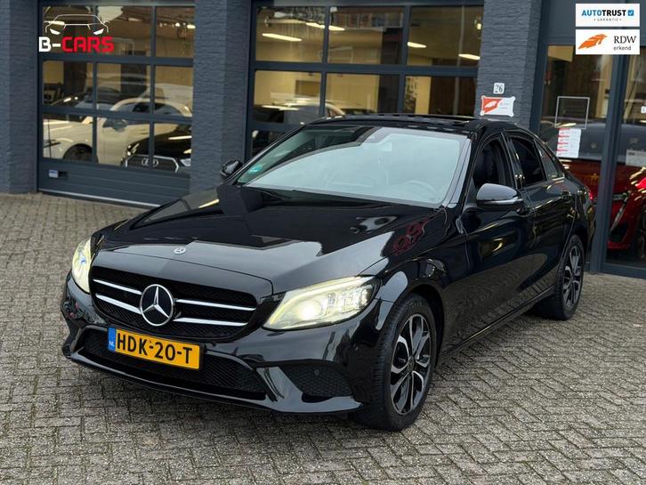 Mercedes-Benz C-klasse 300 d AMG|Pano|Leer|XlNavi|Facelift|C, Auto's, Mercedes-Benz, Bedrijf, Te koop, C-Klasse, 360° camera, ABS