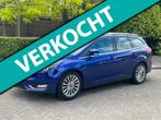 Ford Focus Wagon 1.0 First Edition nieuw model! 6-bak! navi!, Gebruikt, Euro 6, Lichtsensor, Blauw