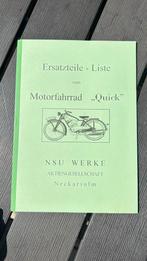NSU Quick Onderdelenlijst (Duits), Motoren, Ophalen of Verzenden, Overige merken