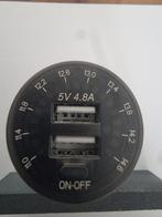 USB Stopcontacten met Voltmeter en Schakelaar, Ophalen of Verzenden, Nieuw