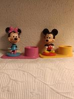 Twee eierdopjes Micky en Minnie, Verzamelen, Ophalen of Verzenden, Zo goed als nieuw, Beeldje of Figuurtje