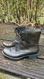 Enkel laarjes leer olijf groen 39, Lage of Enkellaarzen, Ophalen of Verzenden, Zo goed als nieuw, Groen